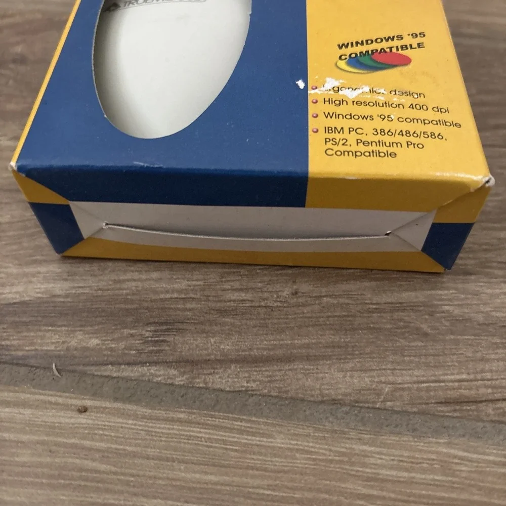 Vintage Truemouse Computer 3-Key Serial 1990's COMPUSA Era